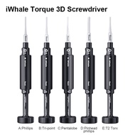 Suspending Torque 3D Screwdriver Set Phillips Tri-point Pentalobe Pinhead T2 Torx Motherboard Openin
