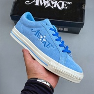 Awake NY One x Converse Star Pro Low cut Casual Versatile Board Shoes Light Blue