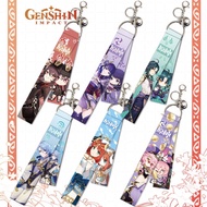 Genshin Impact Streamer Keychain Raiden Shogun Xiao Alhaitham Kamisato Ayaka Game Character Double-s