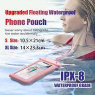 Multicolor Universal Waterproof Phone Pouch, Large Phone Waterproof Case Dry Bag (Protection Level: 