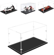 3 mm Thick Clear Acrylic Display Case Mounting Worktop Box, Thickened Base, Dustproof, for Collectib