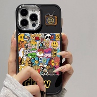 Casing for iPhone 13 13Promax 15Promax 7plus 8 7 8plus 6plus 12 15 X XR XS MAX 12Promax 11Promax 11 14 Patchwork Sticker Metal Photo Frame Drop Protection Soft Case