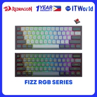 Redragon Fizz RGB Series Wired Mechanical Keyboard Dust-Proof Red Switch K617GG-RGB / K617GB-RGB itw