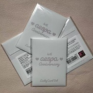 æespa 4th Anniversary Lucky Card Photocard