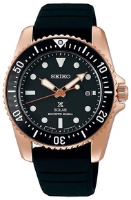 นาฬิกาข้อมือ SEIKO PROSPEX " SCUBA SOLAR " Diver 200m  รุ่น SNE586P หน้าปัดสีดำ SNE593P หน้าปัดสีน้ำเงิน ขนาดตัวเรือน 38.5 มม. ตัวเรือน Stainless steel สายยางซิลิโคนสีดำ