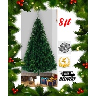 Christmas Tree 8feet/240cm - Good Quality Tree - More Leaf Version - Pine Tree - READY STOCK KL
