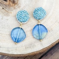 鉤針 串珠 編織 刺繡 耳環