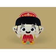 Jaipong Dance traditional doll pattern sheet (2SC-B4)