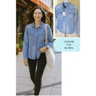 KEMEJA Preloved H&M Washed Jeans Shirt | Casual Shirt | College Shirt | Campus Campus Campus