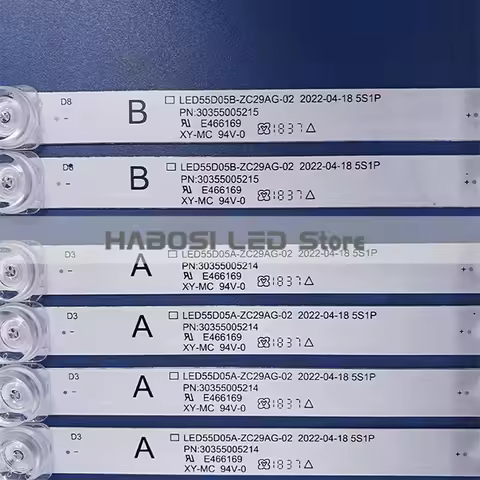 10pcs LED55D05A LED55D05B ZC29AG 02 02C 30355005214 30355005215 ARK55174KILED ARK 55174KILED L55M5 A