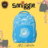 Smiggle Backpack Unicorn Blue - Original Smiggle Bag - Import Australia