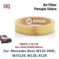 Leppon Air Filter Mercedes Benz W124 260E 300 E 4-Matic W/S124 E 300 4-Matic W126 260 SE, 300 SE SEL