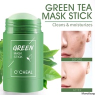 green mask stick clay mask skincare acne removal pores deep cleansing moisturizing 绿茶去黑头面膜40g,stick original clay mask skincare acne blackhead removal pores deep cleansing moisturizing whitening