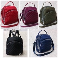 CHIBAO IMPORTED WOMEN'S BAG 0826/0156-26 3in1 CARRY/SHOULDER/EMBROIDERED BACKPACK SIZE L