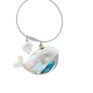 [NINECK] When I Fly Towards You Keychain Whale Keyring