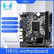 H81 Motherboard H81G LGA 1150 M-ATX DDR3 Supports 2X8G for Intel Core Celeron/Pentium E3 V3 Processor