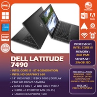 🔥DELL LATITUDE 7400 SERIES LAPTOP - INTEL CORE i5/i7 PROCESSOR - 14 INCH FHD DISPLAY (TOUCHSCREEN) -