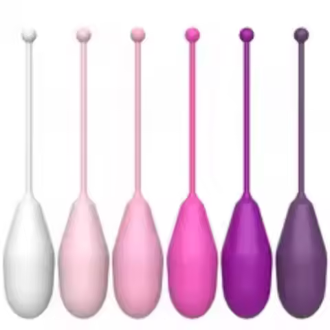 6Pcs Silicone Kegel Exercise Balls Set, Female Pelvic Floor Muscle Trainer, Postpartum Recovery Ben 