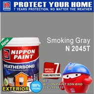 N2045T SMOKING GRAY ( 1L ) 7 YEARS WEATHERBOND NIPPON PAINT