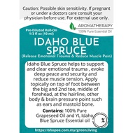 IDAHO BLUE SPRUCE PRE DILUTED ROLL ON 10ml / IDAHO BLUE SPRUCE /To relieve tense and stressed muscle
