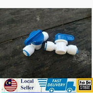 1/4 Connector Joint Valve Lock Water Filter RO Socket for Mini Float Ball Valve Automatic for Aquari