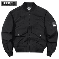 Jeep spirit 1941 estd mens jacket American casual jacket Flying baseball collar mens top
