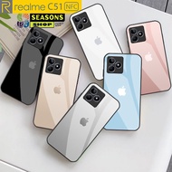 Latest Realme C51 NFC Glass Case Softcase - Realme C51 Glass Softcase - Realme C51 Glitter Glass Sof