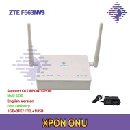 Bekas ZTE F663NV9 OLT XPON ONU SUPPORT PPPOE/BRIDGE/DHSTATIC English Version