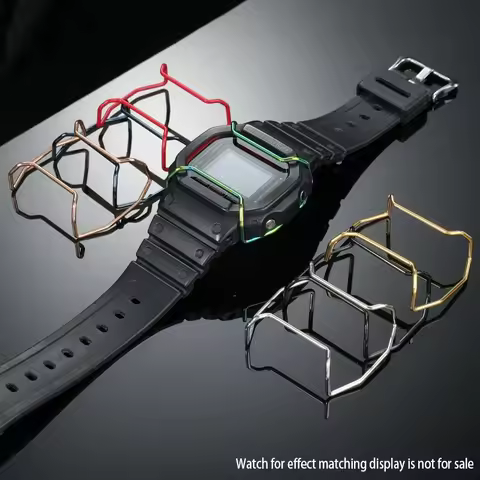 Stainless Steel Watch Bumper For Casio G-SHOCK Watch DW5600 GW-5000 5035 GW-M5610 Modification For G