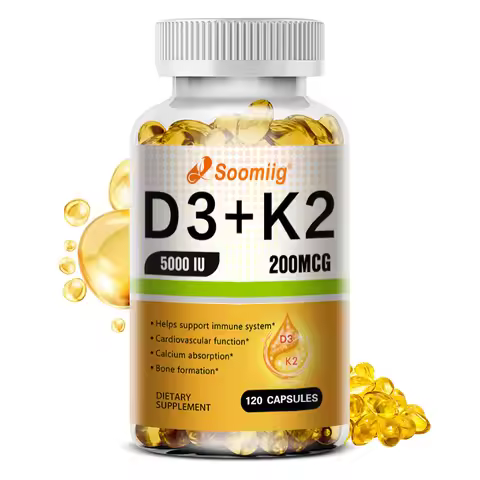 Vitamin K2 MK-7 Supplement - Supports Immune Function, Joint & Heart Health, Superior Absorption, Bo