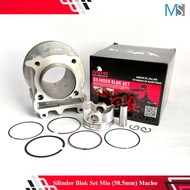Cylinder Cylinder Block/ Yamaha Mio Block Piston Assy/ Mio Soul/ Size: 58.5 - 47 Auto