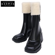 Chloe Betty Shearling Rain Boots, Size 36 (Like New) [Used]