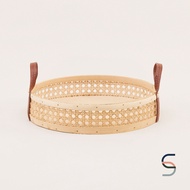 SARABARN Rattan Basket | ถาดหวาย พร้อมหูหิ้ว 2 สี 2 ขนาด