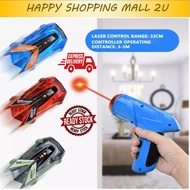 Tumpuan Kanak-Kanak dengan Laser Memanjat Dinding Mainan Kereta Kawalan Jauh Wall Climbing Toy Car R