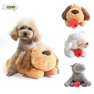 CAUSI Calming Dog Plush Toy, With Heartbeat Simulator Plush + PP Cotton Puppy Sleep Companion, Soft 