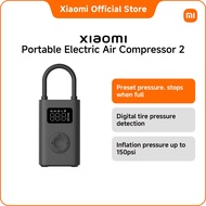 Xiaomi Portable Electric Air Compressor 2  Portable air pump for car motorcycle ball bike Tire Infla