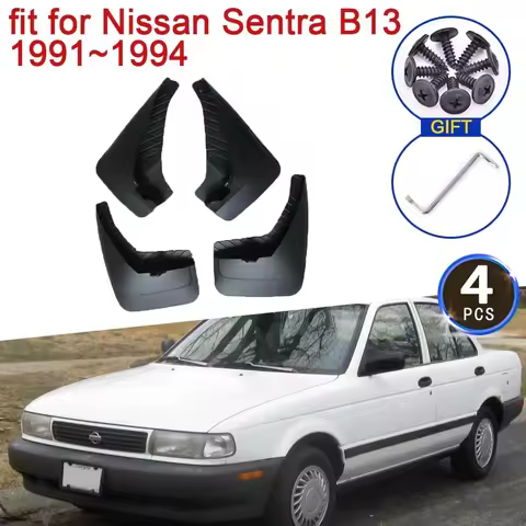 MudGuards for Nissan Sentra B13 Tsuru V16 Sunny 1991~1994 1992 1993 Mud Flaps Splash Front Rear Whee
