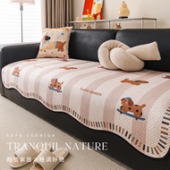 [48H Shipping] 2026New model sofa cushion, suitable for all seasons, chenille, irregular shape, non-