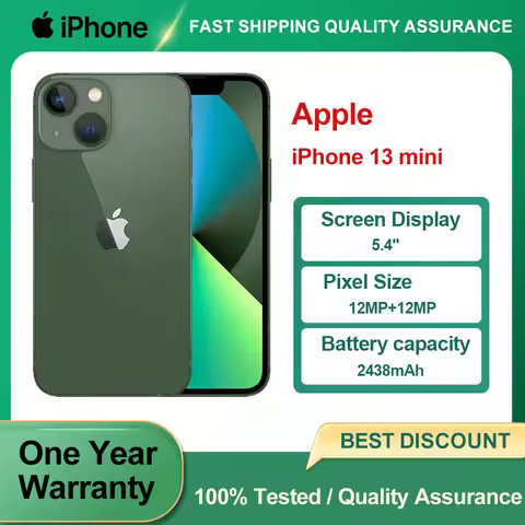 Apple iPhone 13 mini Original Used Unlocked 5G Mobile Phone Face ID 5.4" 128/256GB ROM 12MP Camera H