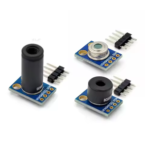 MLX90614ESF-DCI Sensor Module MLX90614 Infrared Temperature Sensors GY-906-DCI IIC Connector Long Di
