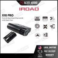 IROAD X10 PRO UHD 4K Dual Channel Front & Rear DashCam Night Vision I Sony STARVIS 2