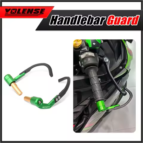 Motorcycle Handlebar Grips Guard Brake Clutch Levers Protector Guard For ZX6R ZX10R ZX-6R ZX-10R ZX 