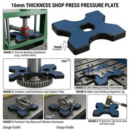 H FRAME HYDRAULIC SHOP PRESS PRESSURE PLATE BEARING PRESS MACHINE ARBOR PRESS BED PLATE