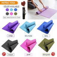 Matras Yoga 10MM NBR Alas Olahraga Senam Aerobic Karpet Spons Lentur