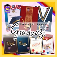 📕YES GRADUASI Folder Sijil Diploma&Transkrip A4 GRADUATION Certificate Holder A4 | Diploma, Award & 