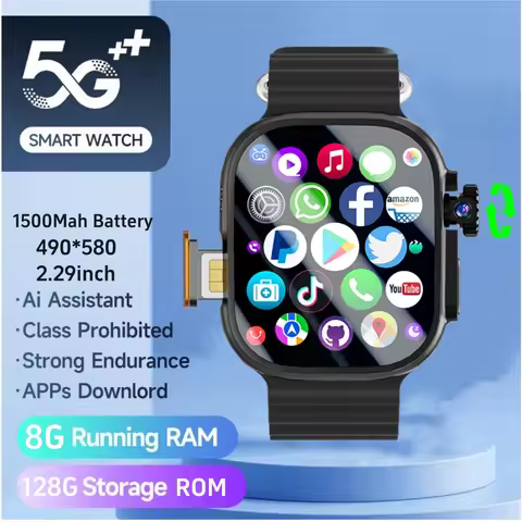 GOLDENSPIKE DW100 Smart Watch S10 Ultra 3 180° Rotary Camera GPS WIFI Heart Rate Blood Pressure 2.29