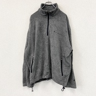 Champion 抓絨外套/披肩外套，深灰色，XL 碼，古著。