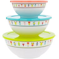 15 Euro A Set Of Food Grade Melamine Bowls Sealed 3-Piece