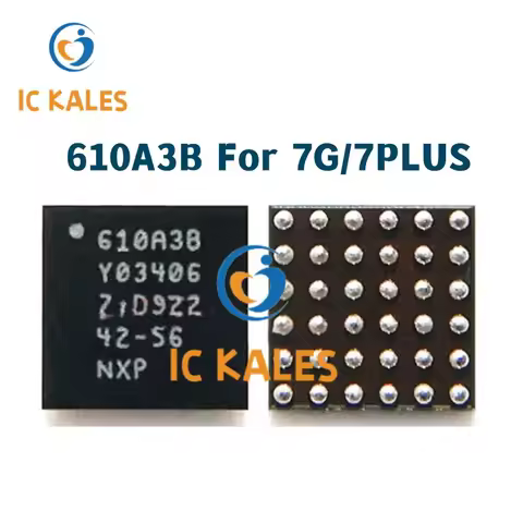 10pcs/lot 1610A3B U2 USB IC Tristar 610A3B Charging IC For iPhone 7/7P Integrated Circuits Re-balled
