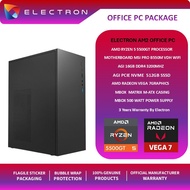 ELECTRON AM2 DIY OFFICE PC PACKAGE (AMD RYZEN 5-5600GT,16GB,512GBSSD ,AMD VEGA 7 GRAPHICS,W11P)
